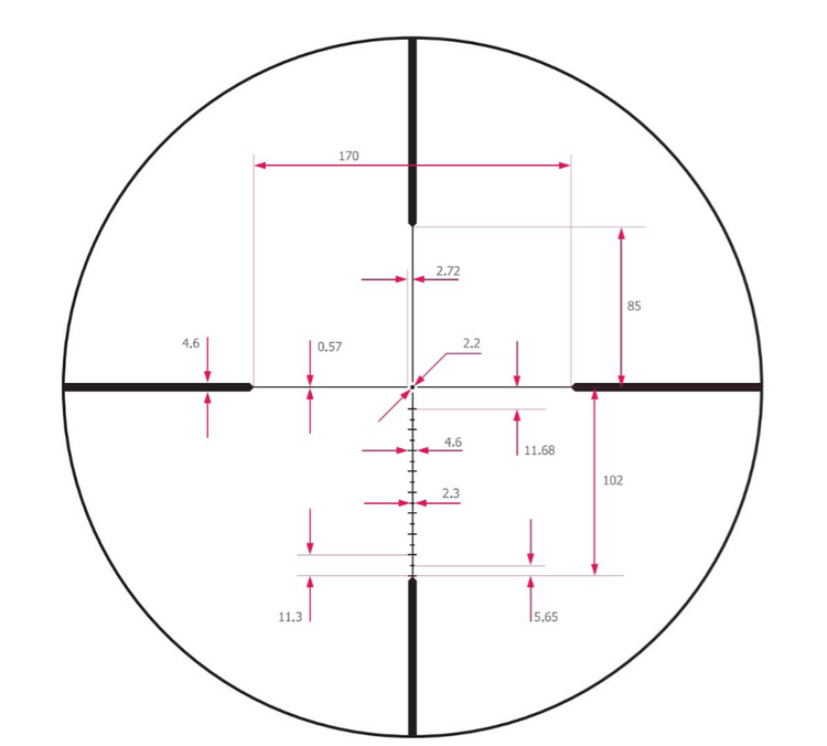 Luneta celownicza Noxar Magnar 1,5-9x42 WA