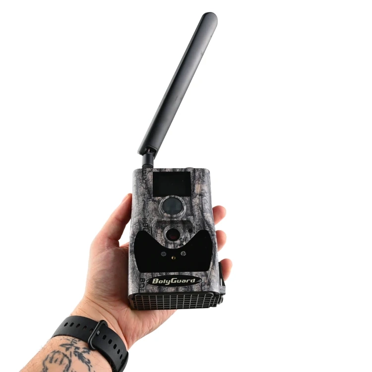 Zestaw Fotopułapka Kamera leśna HC-BG584 GSM 4g LTE 24MPX + Karta SD 32GB +8xAA + Karta SIM Starer Orange