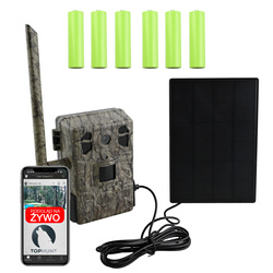 Kamera leśna fotopułapka z podglądem na żywo H6 TopHunt 2.7K 4G LTE Tree Grain