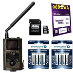 Zestaw Fotopułapka GSM HC-550LTE-4G + 8xAA + SD 32GB + SIM