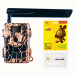 Fotopułapka Kamera leśna GPS SF4.8AES GPS PL Szyfrowanie zdjęć RODO 24 Mpx 4G LTE