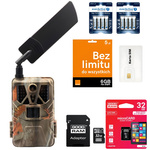Zestaw Fotopułapka Kamera Leśna HC-910Pro Live GSM 4G LTE 36MPX